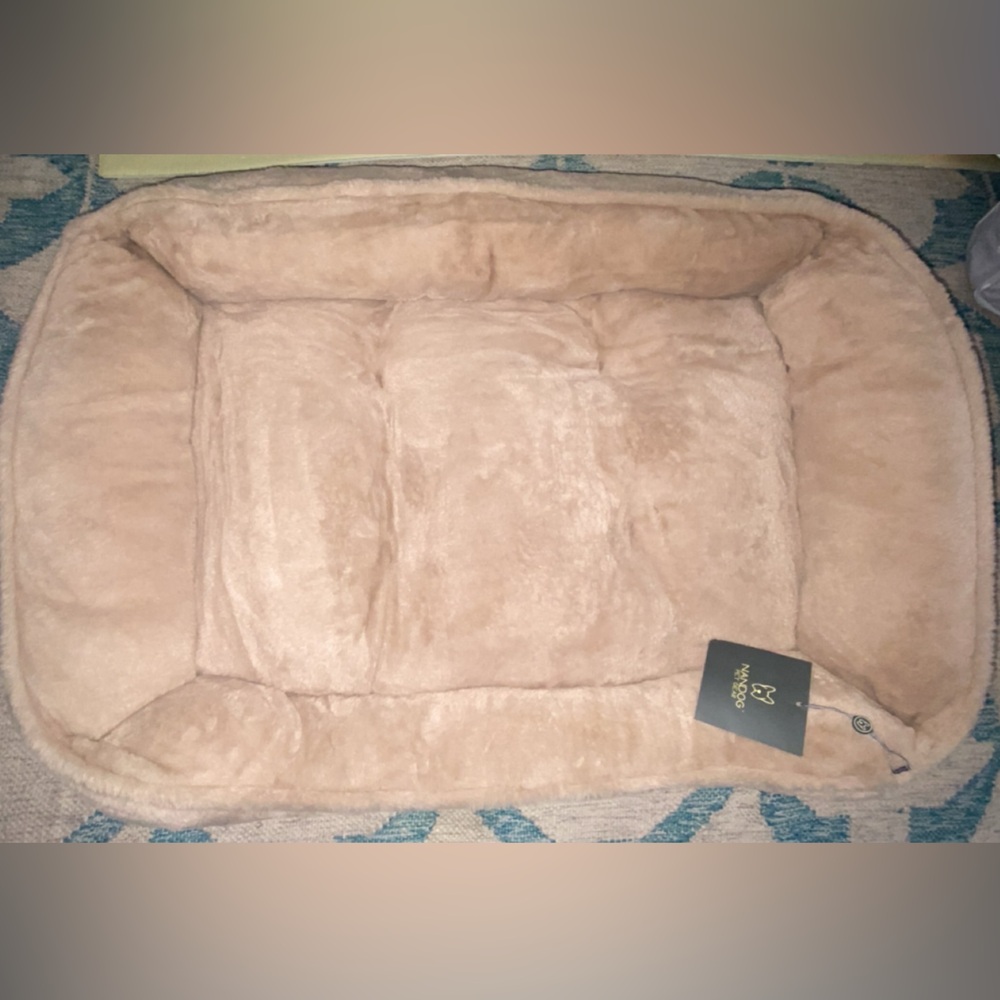 Cozy Tan Pet Bed